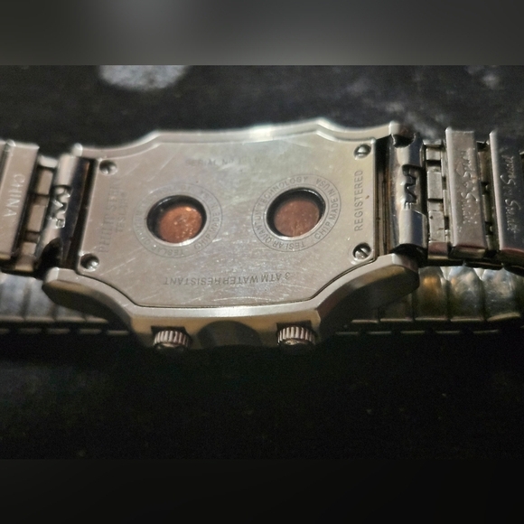 Rare vintage Philip Stein teslar dual time clock - Picture 7 of 11